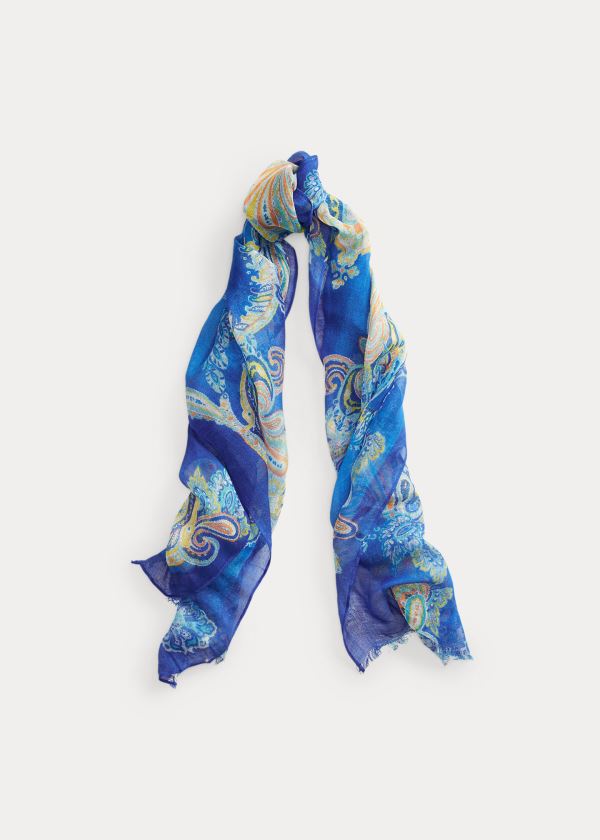 Women's Ralph Lauren Grace Ramie Scarf | 845190HCP